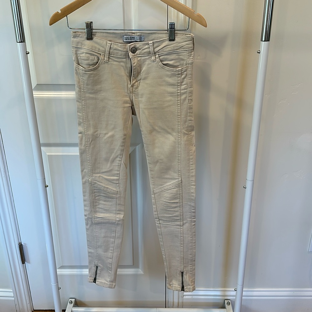 Zara Basic Z1975 Moto Denim